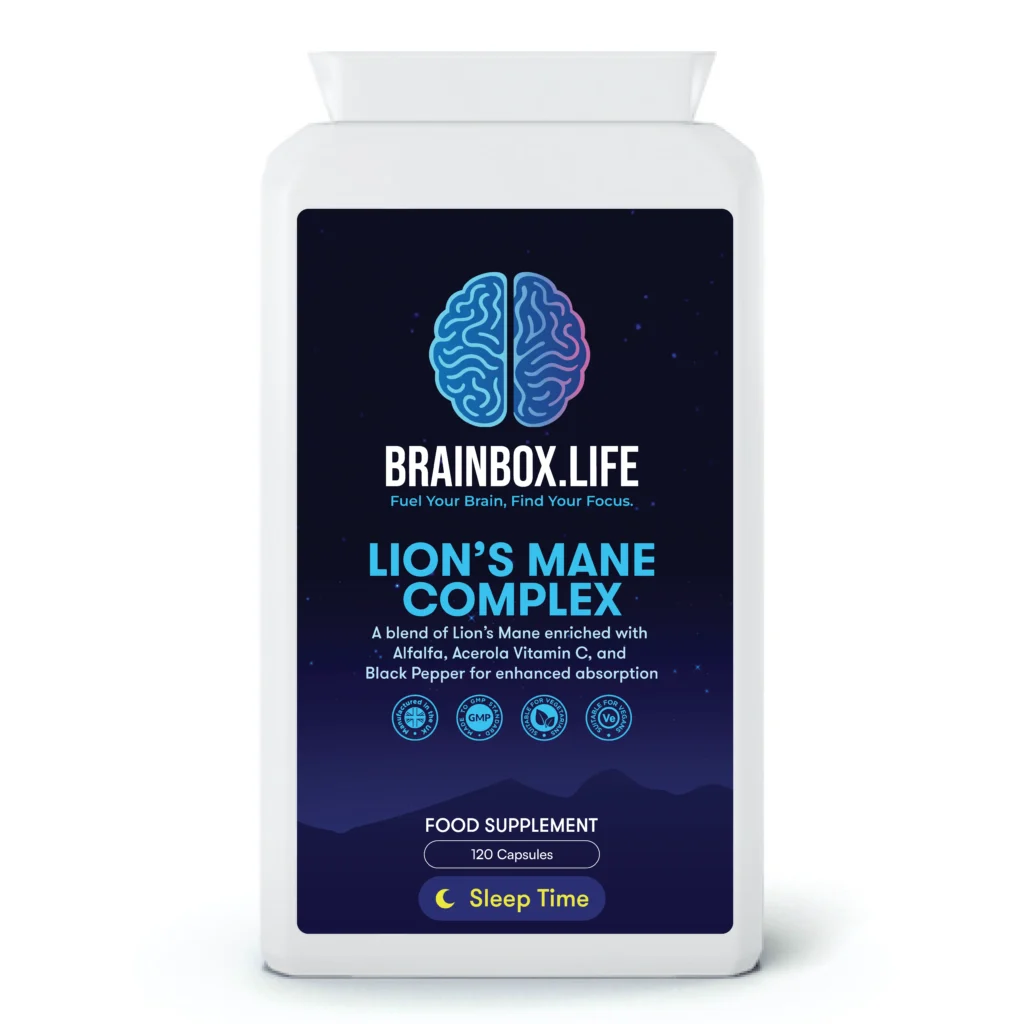 Lions Mane Extract with Acerola & Black Pepper 120 Capsules